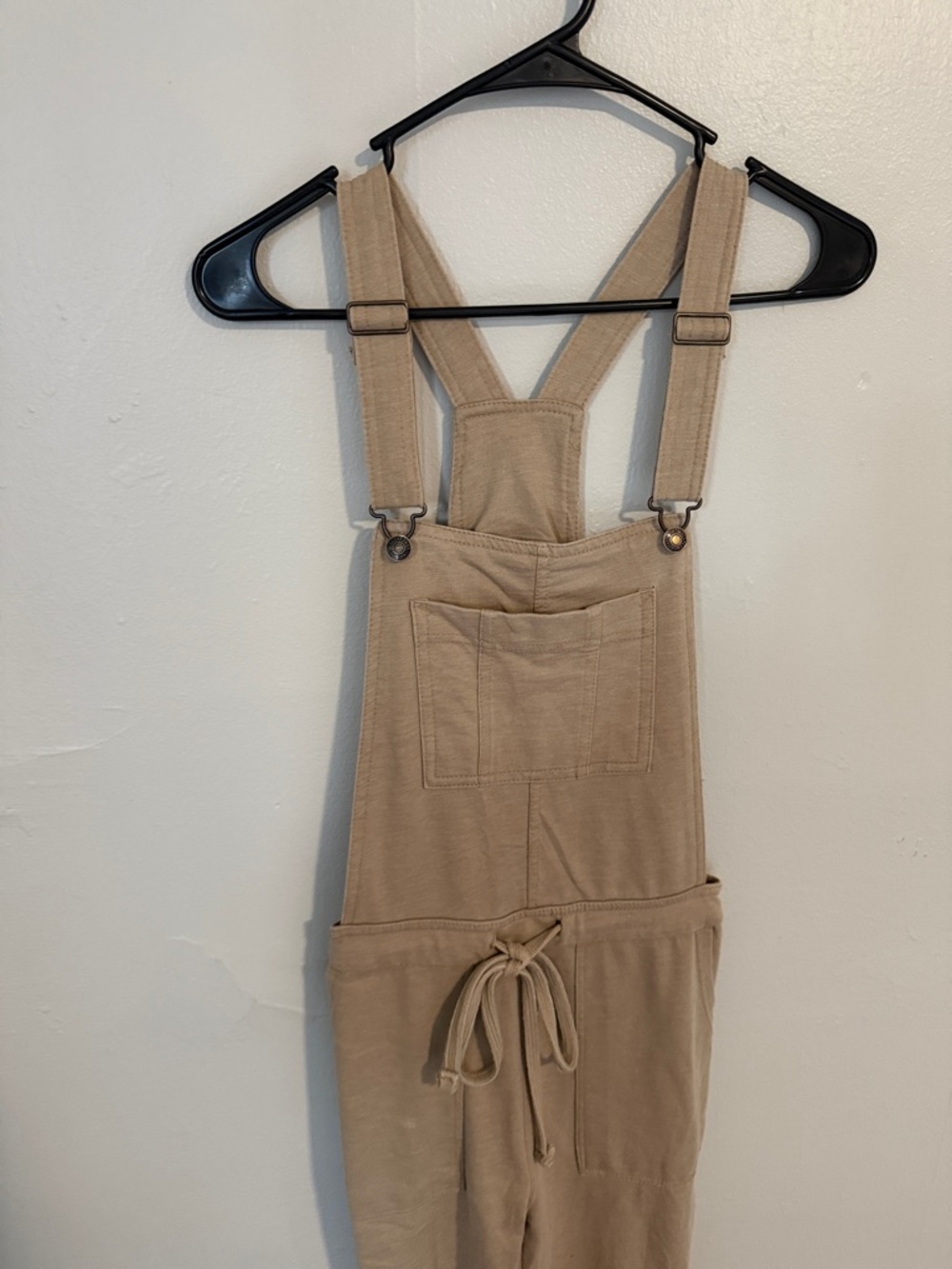 Wallflower Beige/Tan Overalls Jumpsuit - Picture 2 of 3